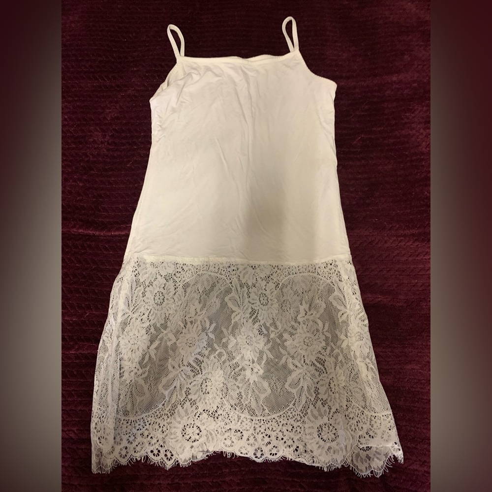 SMWS Lacy Slip Undress Extender Spaghetti Strap Tank